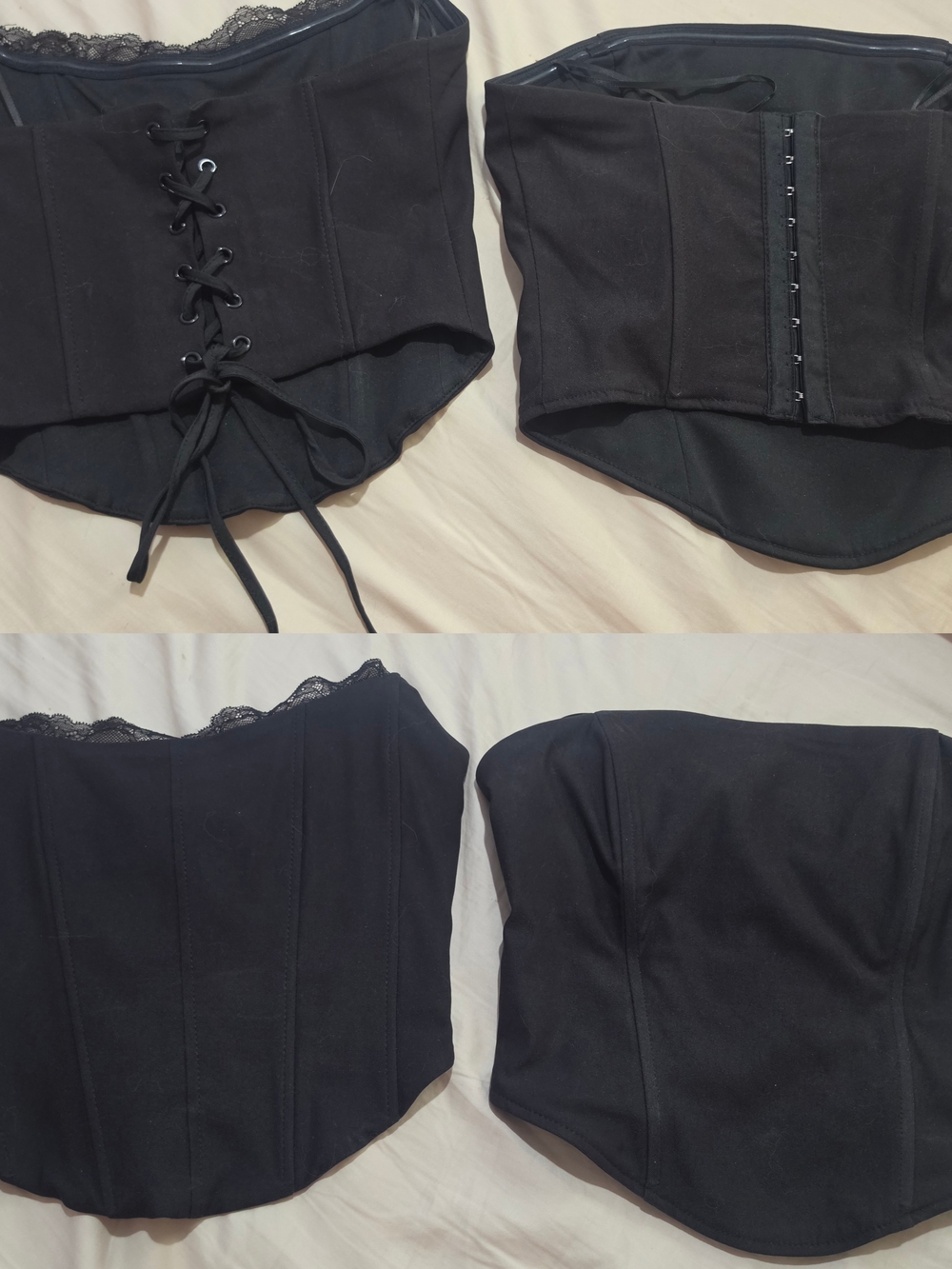 2 Black Corsets